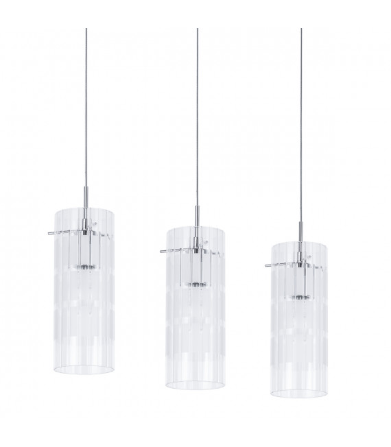 Moderna lampada a sospensione Max Chrome