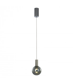 Moderne Pendelleuchte Aria Chrome