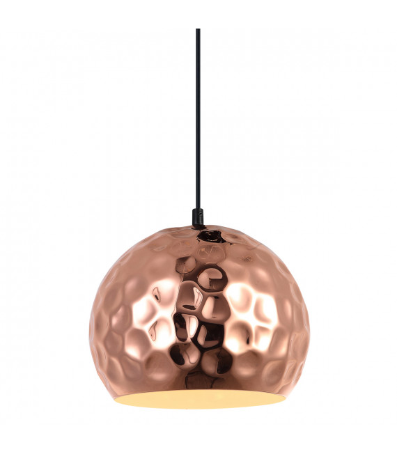 Moderne Pendelleuchte Grelium Black, Kupfer