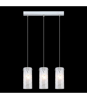 Danni Chrome 3-Light Modern Pendant