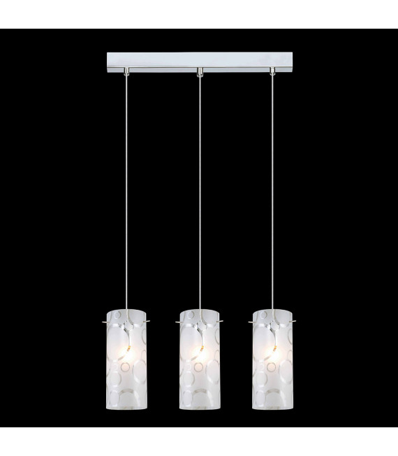 Danni Chrome 3-Light Modern Pendant