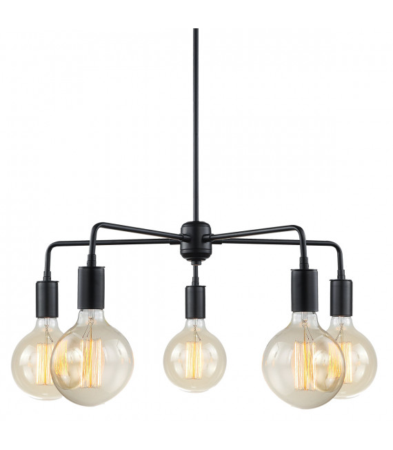 Moderne Pendelleuchte Malene Black