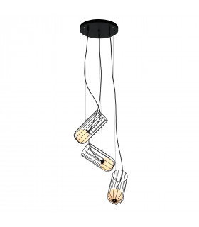 Moderna lampada a sospensione Coco Black