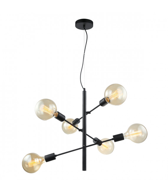 Moderna lampada a sospensione Madalyn Black