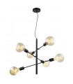 Modern pendant light Madalyn Black