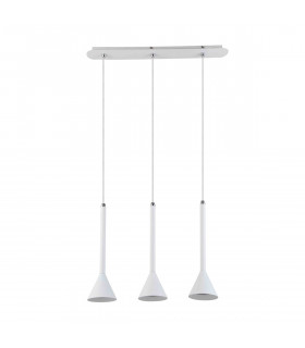 Modern pendant lamp Anela WH white 3 bulbs