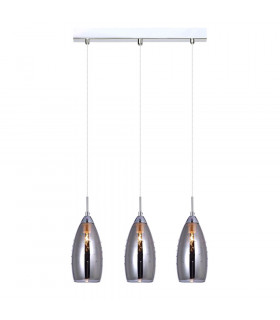 Moderne Pendelleuchte Grace Chrome