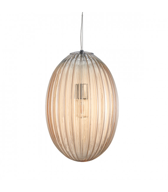 Moderne Pendelleuchte Parlo Chrome