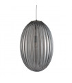 Suspension moderne Parlo Chrome hauteur 50,1 Cm