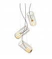 Suspension moderne Coco 3 ampoules