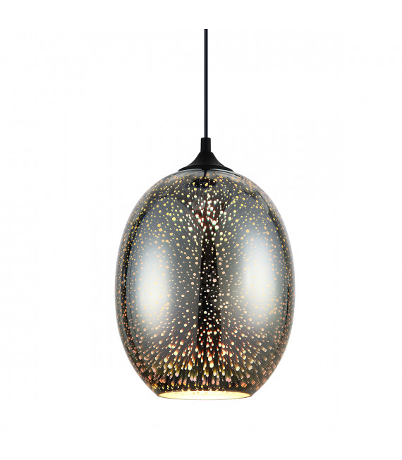 Moderne Pendelleuchte Andromeda 3D Schwarz, farbig