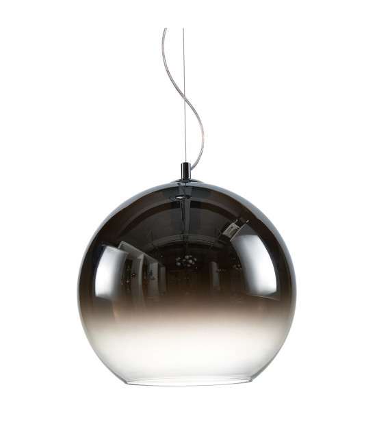 Suspension moderne Namelo Chrome en métal et verre