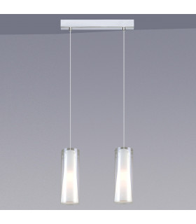 Moderne Pendelleuchte Carole Chrome