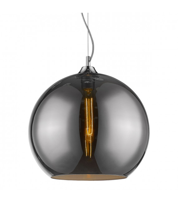 Moderne Pendelleuchte Fixio Chrome, schwarz
