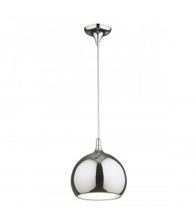 Lámpara colgante moderna Flask Chrome