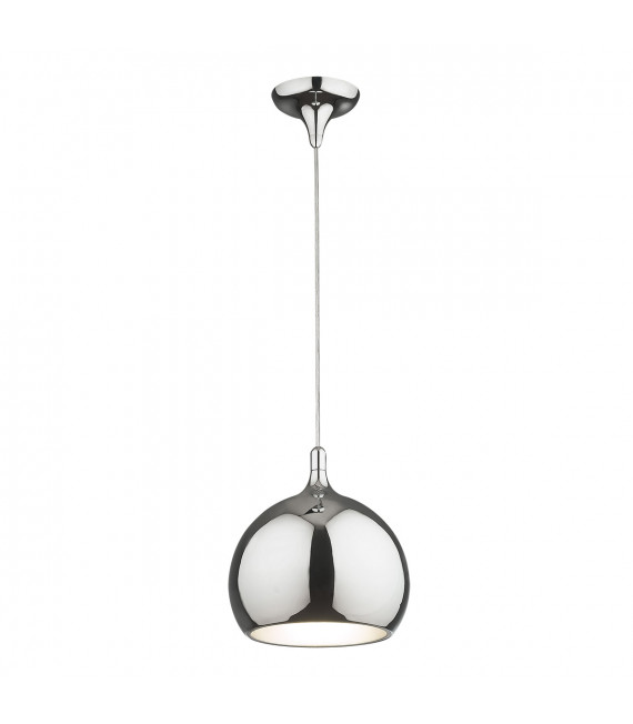 Flask Chrome modern hanging lamp