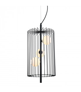 Suspension moderne Hayden Noir