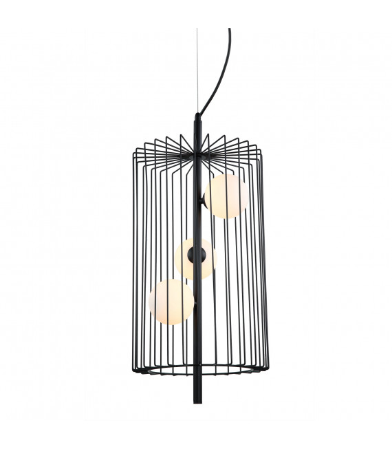 Lampada a sospensione moderna Hayden Black