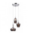 Modern hanging lamp Marano Chrome, smoked