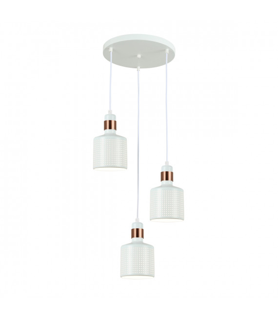 Suspension moderne Restenza blanc en aluminium