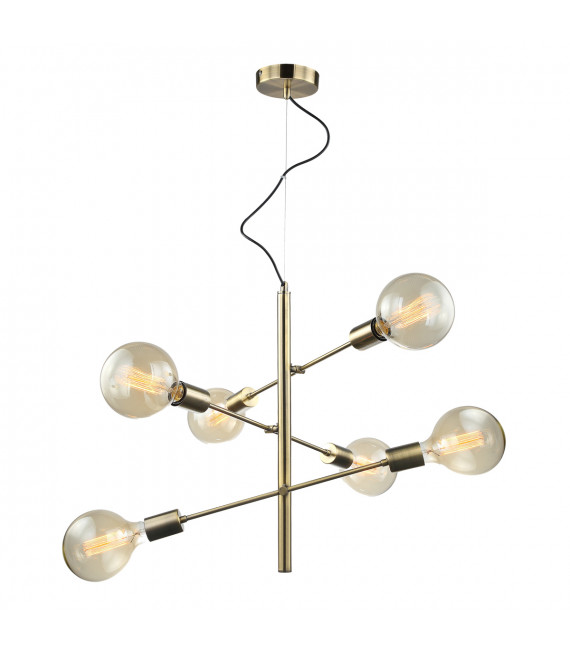 Moderne Pendelleuchte Madalyn Antike Bronze