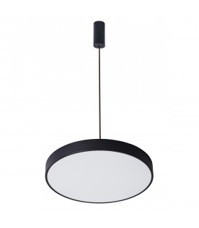 Lámpara colgante moderna Orbital Negro arenado