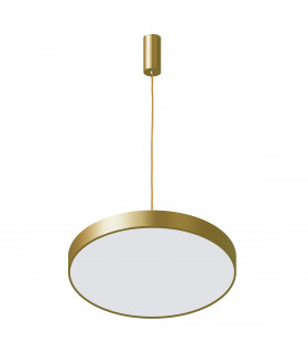 Orbital Sablé golden metal pendant lamp