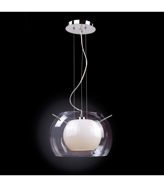 Moderne Pendelleuchte Koma Chrome