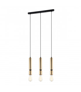 Suspension moderne Torla Noir en acier