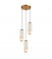 Simon modern pendant lamp, 3 bulbs