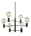 Modern hanging lamp Veva Black