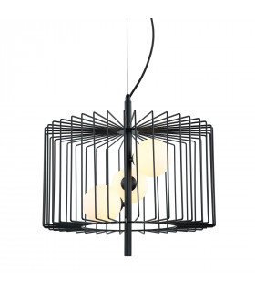 Moderna lampada a sospensione Daren Black