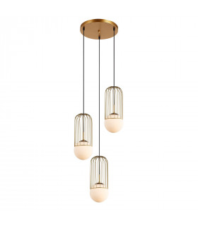 Suspension moderne Matty 3 ampoules