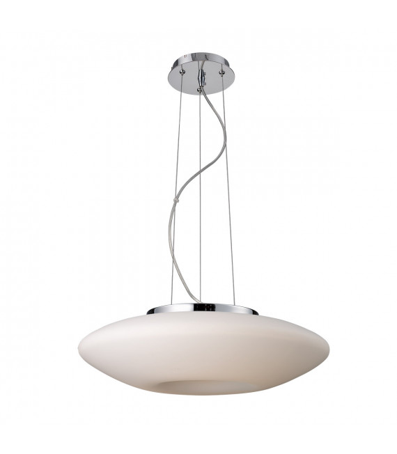 Graham Chrome 2-Light Modern Pendant