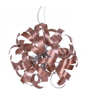 Moderna lampada a sospensione Carrick Copper