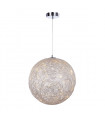 Suspension moderne Stello Chrome en aluminium