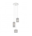Suspension moderne Anabella Chrome, argent