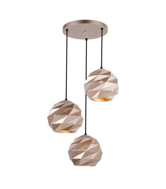 Palermo designer pendant light in steel