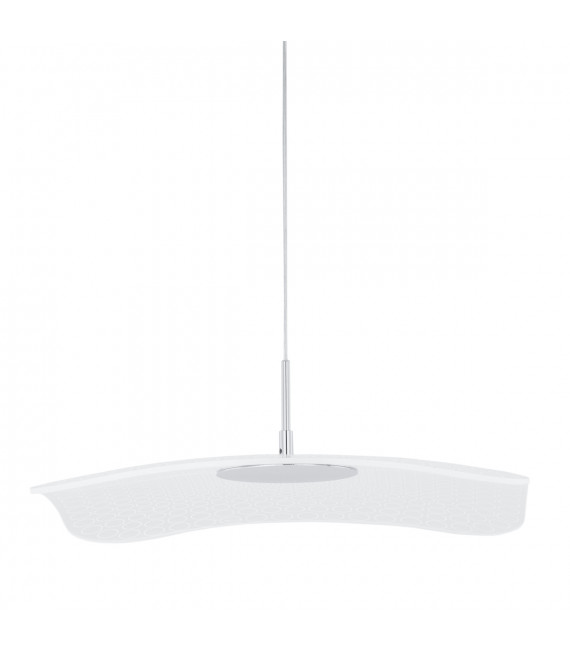 Modern hanging lamp Blossom Chrome, clear