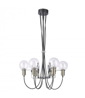 Lampada a sospensione moderna Gianni Bronzo antico, nero