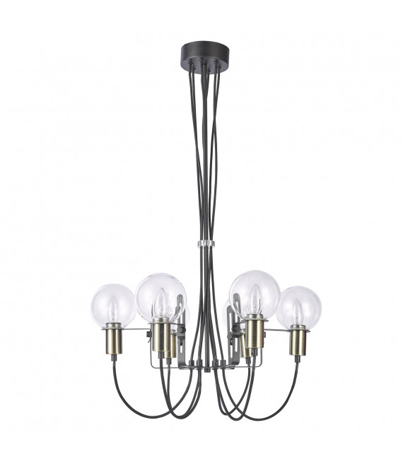 Lampada a sospensione moderna Gianni Bronzo antico, nero