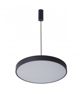 Modern hanging lamp Orbital Sandblasted black