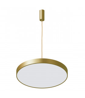 Moderna lampada a sospensione Orbital Golden sand