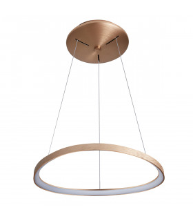 Lampada a sospensione moderna Morfi Oro spazzolato