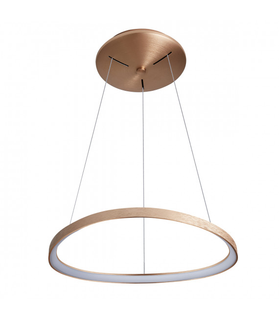 Lampada a sospensione moderna Morfi Oro spazzolato