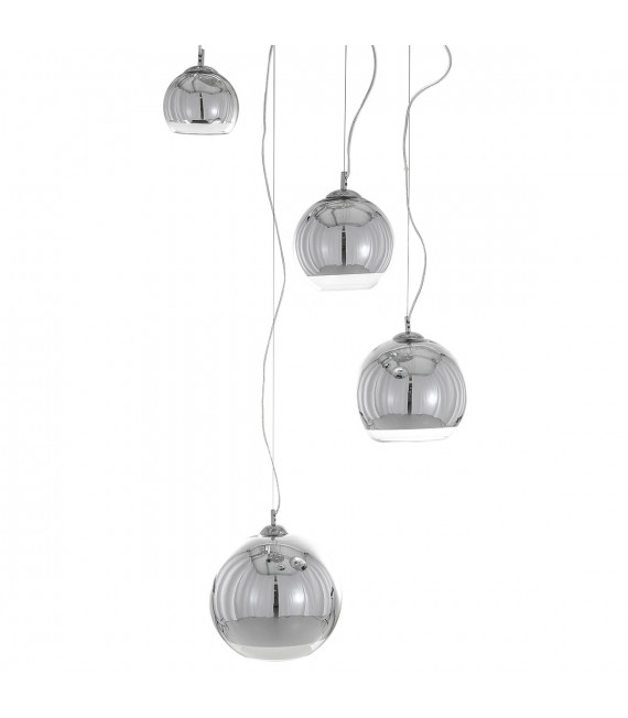 Lámpara colgante moderna Laurent Chrome