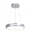 Modern hanging lamp Velar Oxidized silver