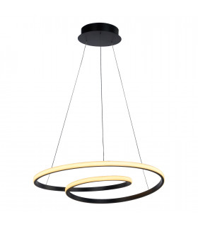 Modern hanging lamp Capita Black