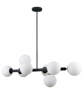 Suspension moderne Raddi Noir et blanc
