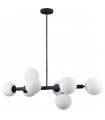 Modern hanging lamp Raddi Black and white